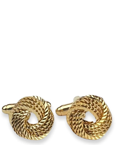 DÉCLIC Chinese Dragon Cufflink - Gold