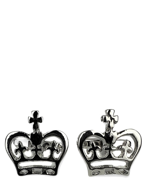 DÉCLIC Crown Cufflink - Silver