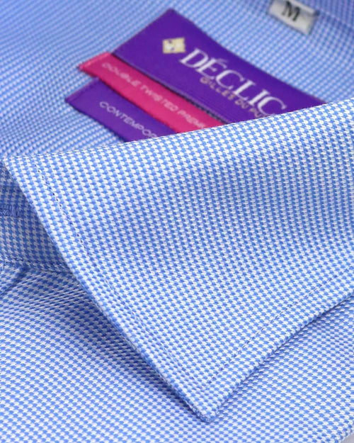 DÉCLIC Shoreham Textured Shirt - Blue