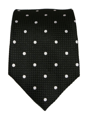 DÉCLIC Classic Spot Tie - White/Black