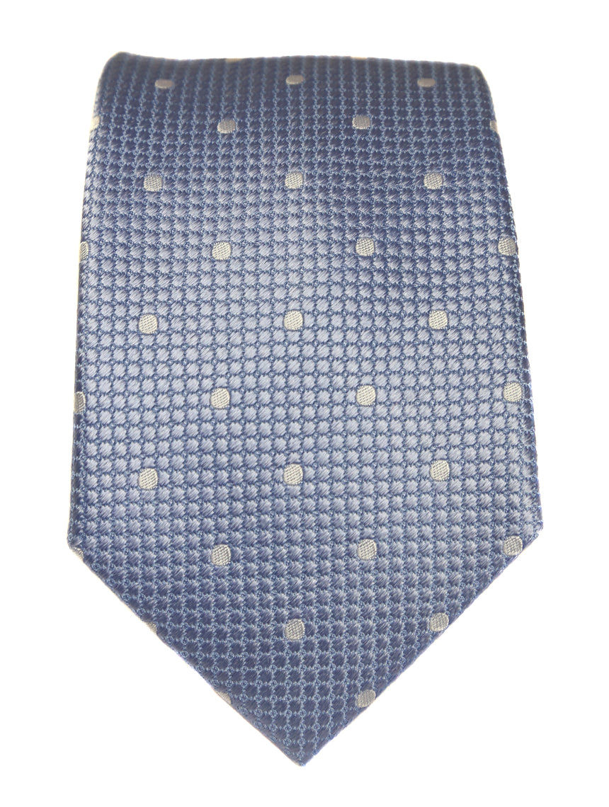 DÉCLIC Classic Spot Tie - Blue/White