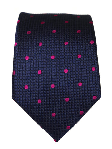 DÉCLIC Classic Spot Bow Tie - Pink/White