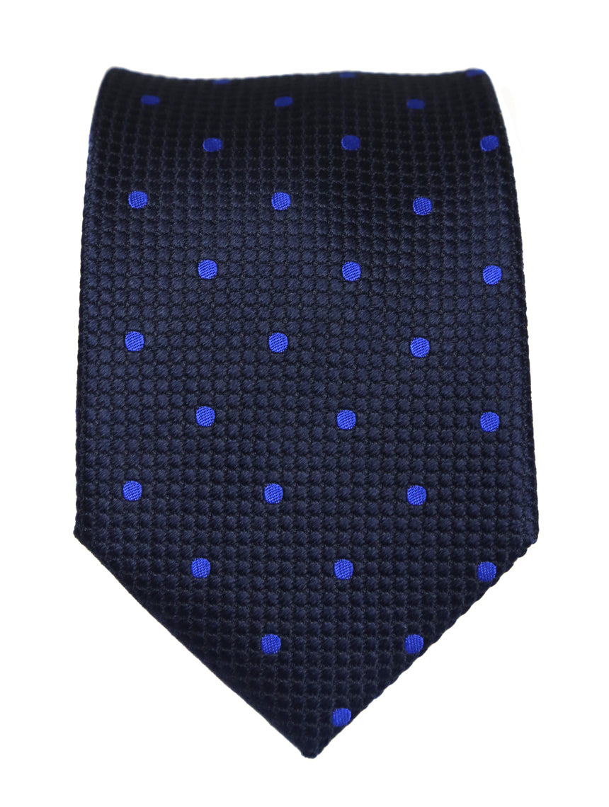 DÉCLIC Classic Spot Tie - Navy/Royal
