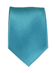 DÉCLIC Classic Plain Tie - Aqua
