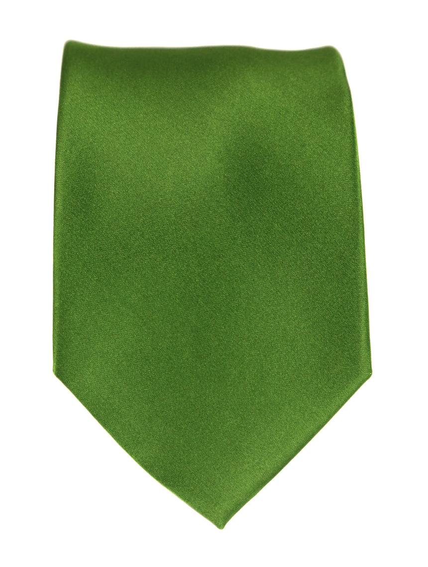 DÉCLIC Classic Plain Tie - Green