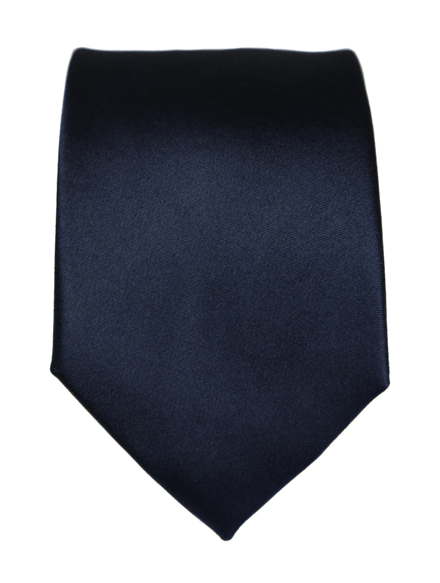 DÉCLIC Classic Plain Tie - Navy