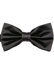 DÉCLIC Classic Plain Bow Tie - Black