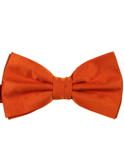 DÉCLIC Classic Plain Bow Tie - Orange