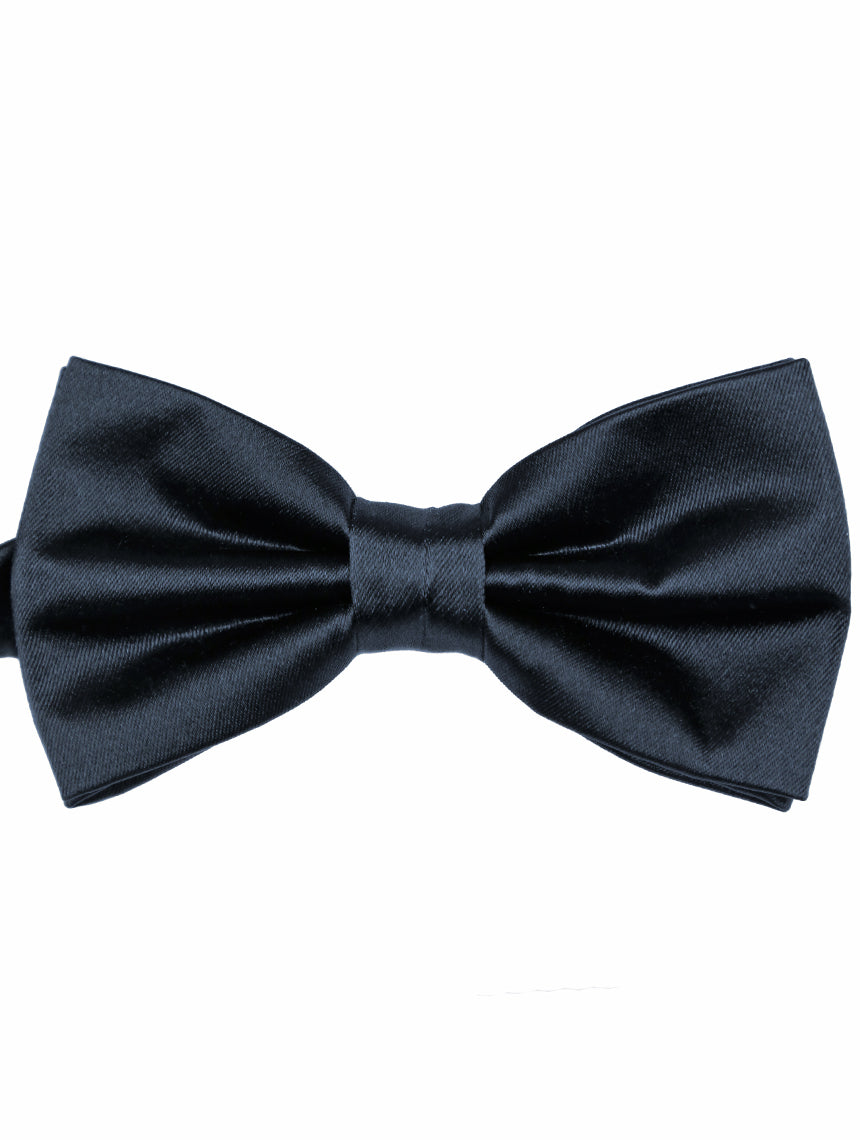 DÉCLIC Classic Plain Bow Tie - Navy