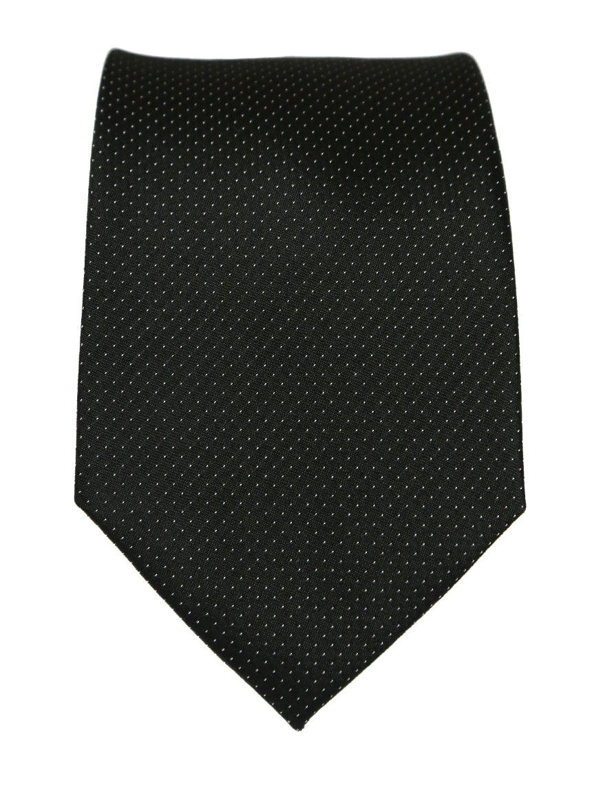 DÉCLIC Classic Microdot Tie - Black