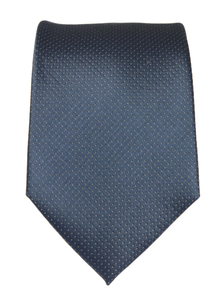 DÉCLIC Classic Microdot Tie - Steel