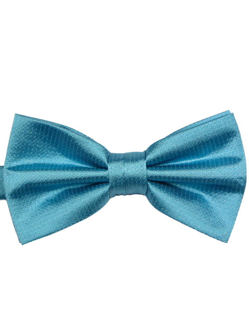 DÉCLIC Classic Microdot Bow Tie - Aqua
