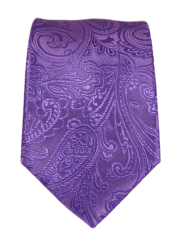 DÉCLIC Classic Paisley Bow Tie - Purple