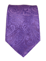 DÉCLIC Classic Paisley Tie - Lavender