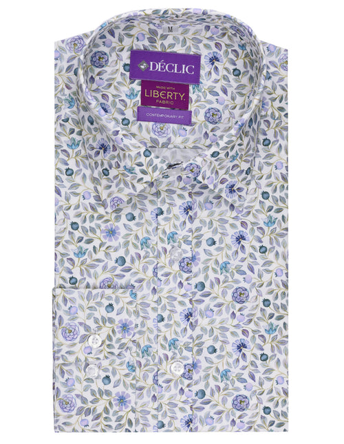 DÉCLIC Liberty Zara Thanrose Print Shirt - White