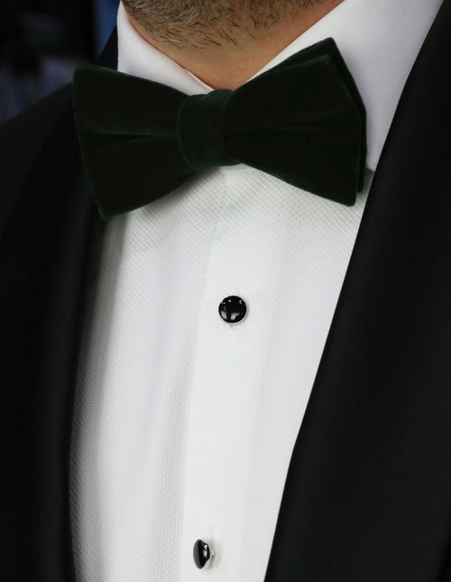 DÉCLIC Velvet Club Bow Tie - Green