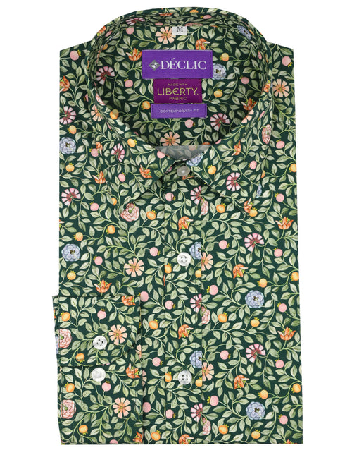 DÉCLIC Liberty Zara Thanrose Print Shirt - Green