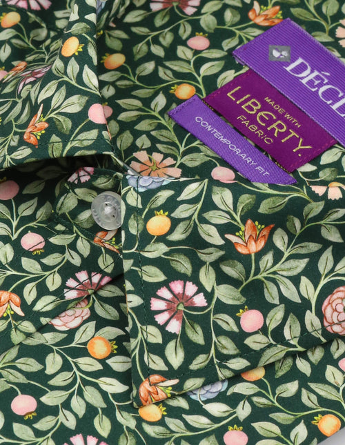 DÉCLIC Liberty Zara Thanrose Print Shirt - Green