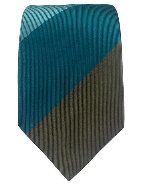 CANTINI Tessa Stripe Tie - Green