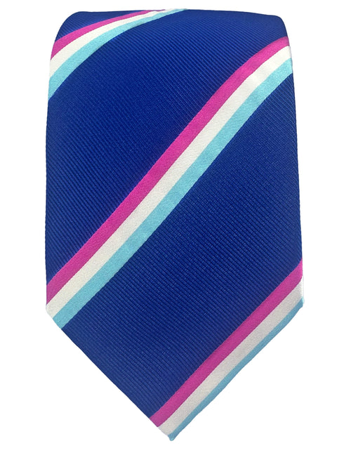 CANTINI Minerva Stripe Tie - Royal