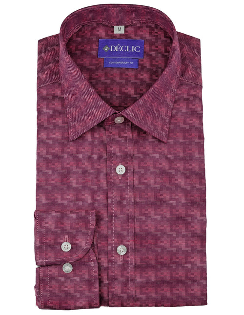 DÉCLIC Tronx Patterned Shirt - Red