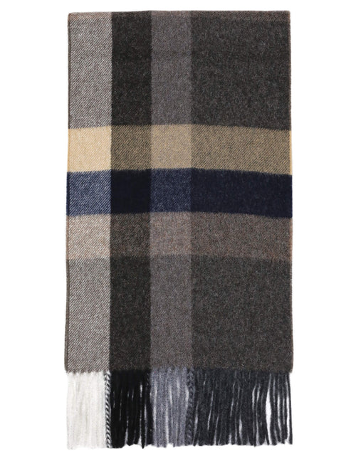 DÉCLIC Cervino Check Scarf - Brown