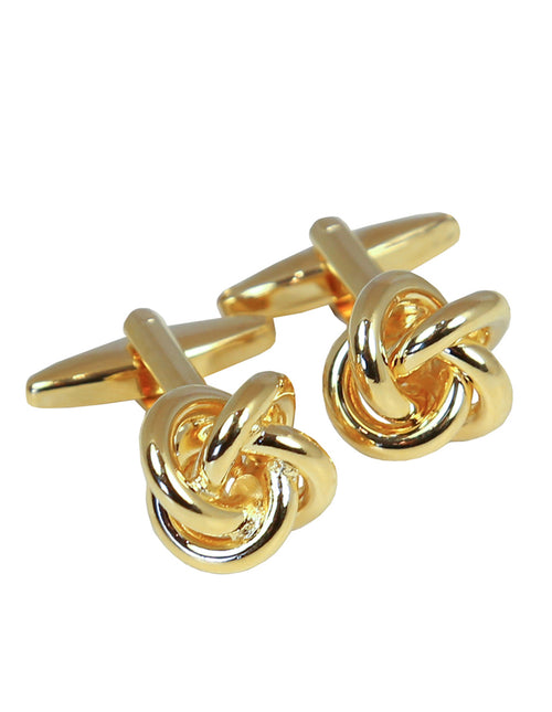 DÉCLIC Nucleus Knot Cufflink - Gold