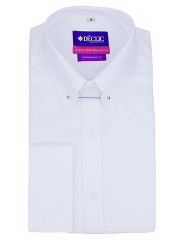 DÉCLIC Classic Spot Tie - Navy/Fuschia