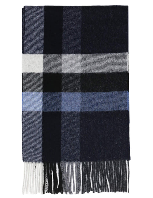 DÉCLIC Cervino Check Scarf - Blue