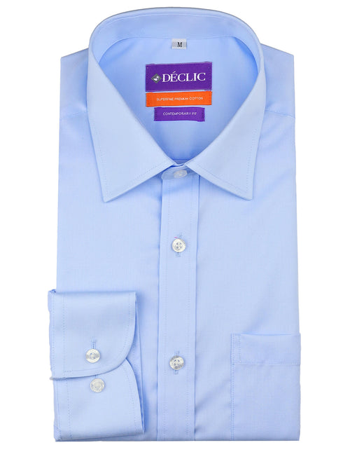 DÉCLIC Kismet Texture Shirt - Blue