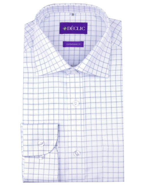 DÉCLIC Elias Check Shirt - White