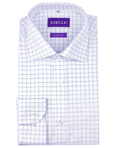 DÉCLIC Kindling Check Shirt - Blue