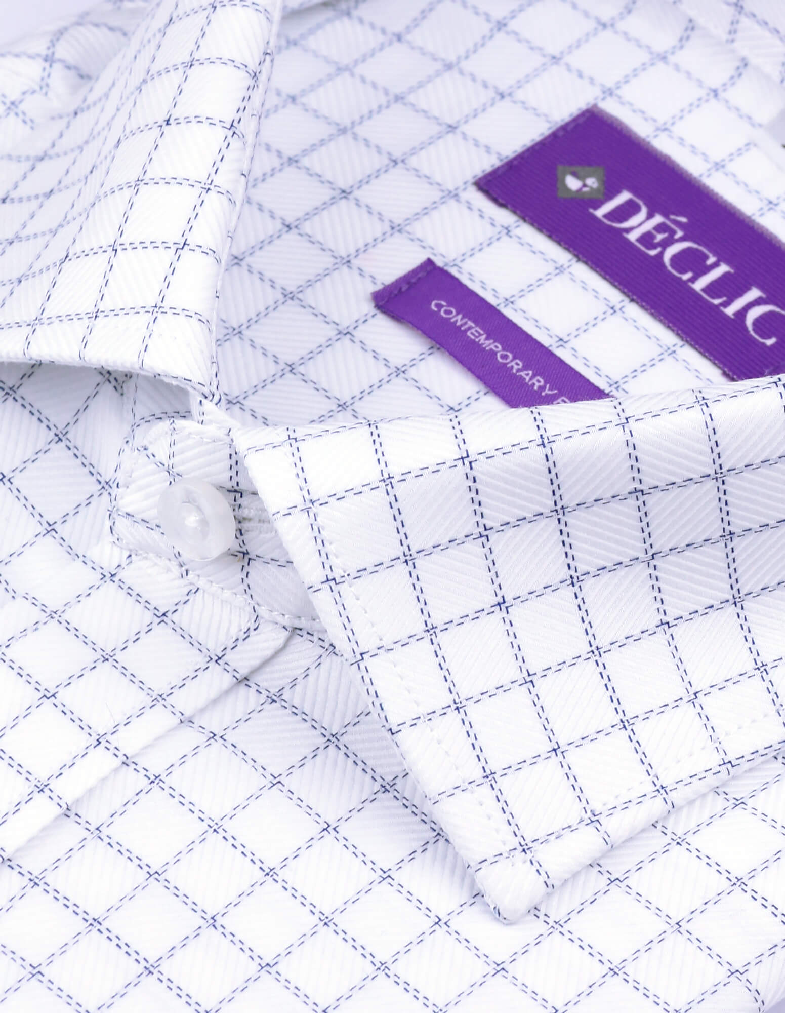 DÉCLIC Elias Check Shirt - White