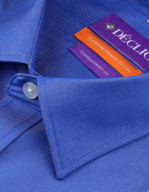 DÉCLIC Kismet Texture Shirt - Royal