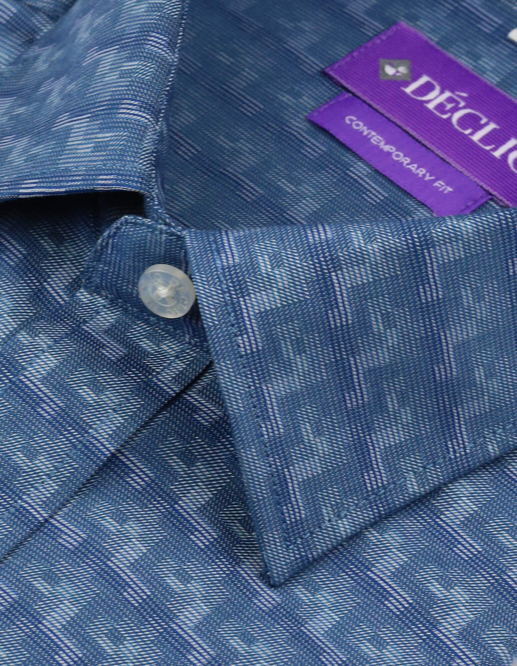 DÉCLIC Tronx Patterned Shirt - Blue