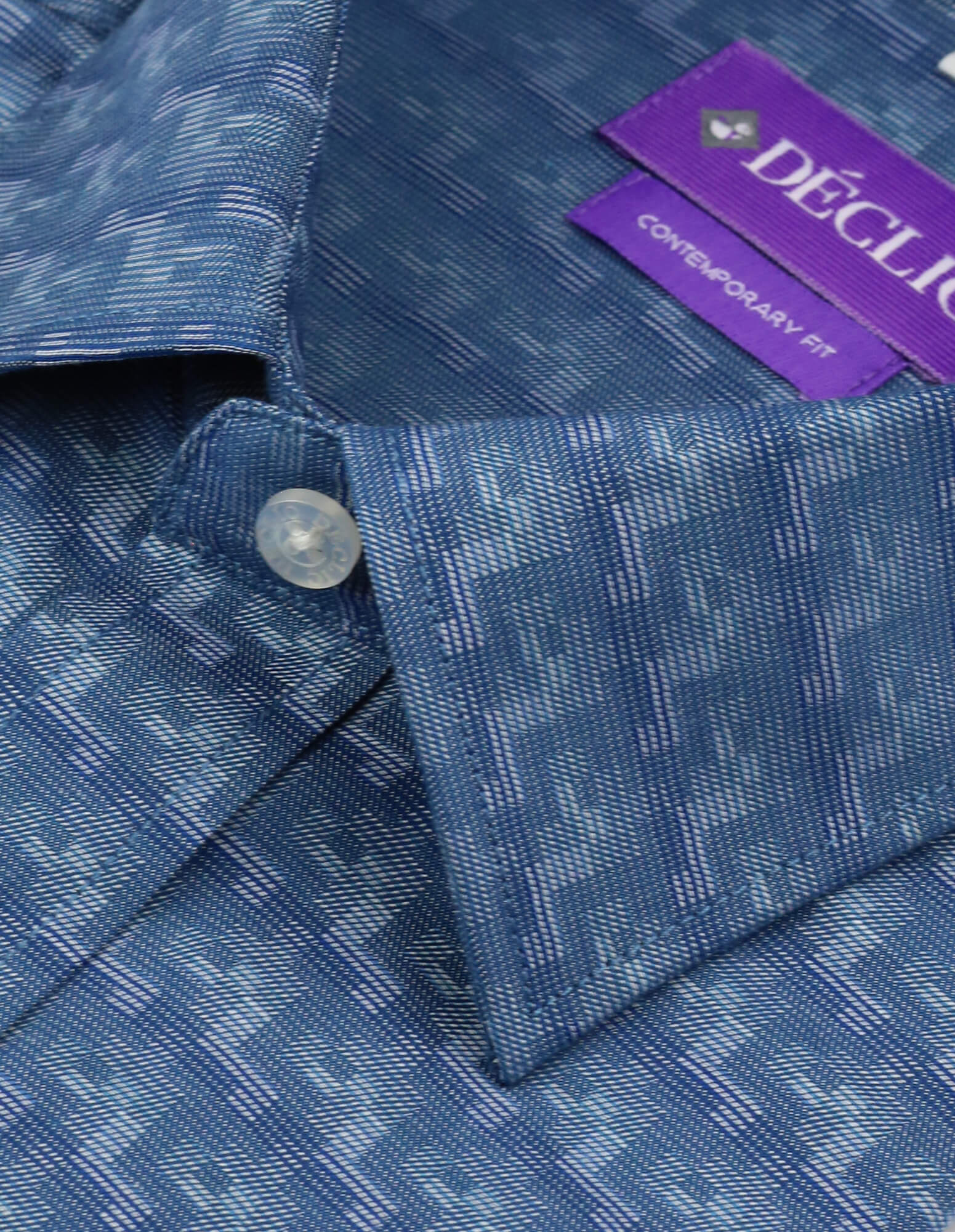 DÉCLIC Tronx Patterned Shirt - Blue