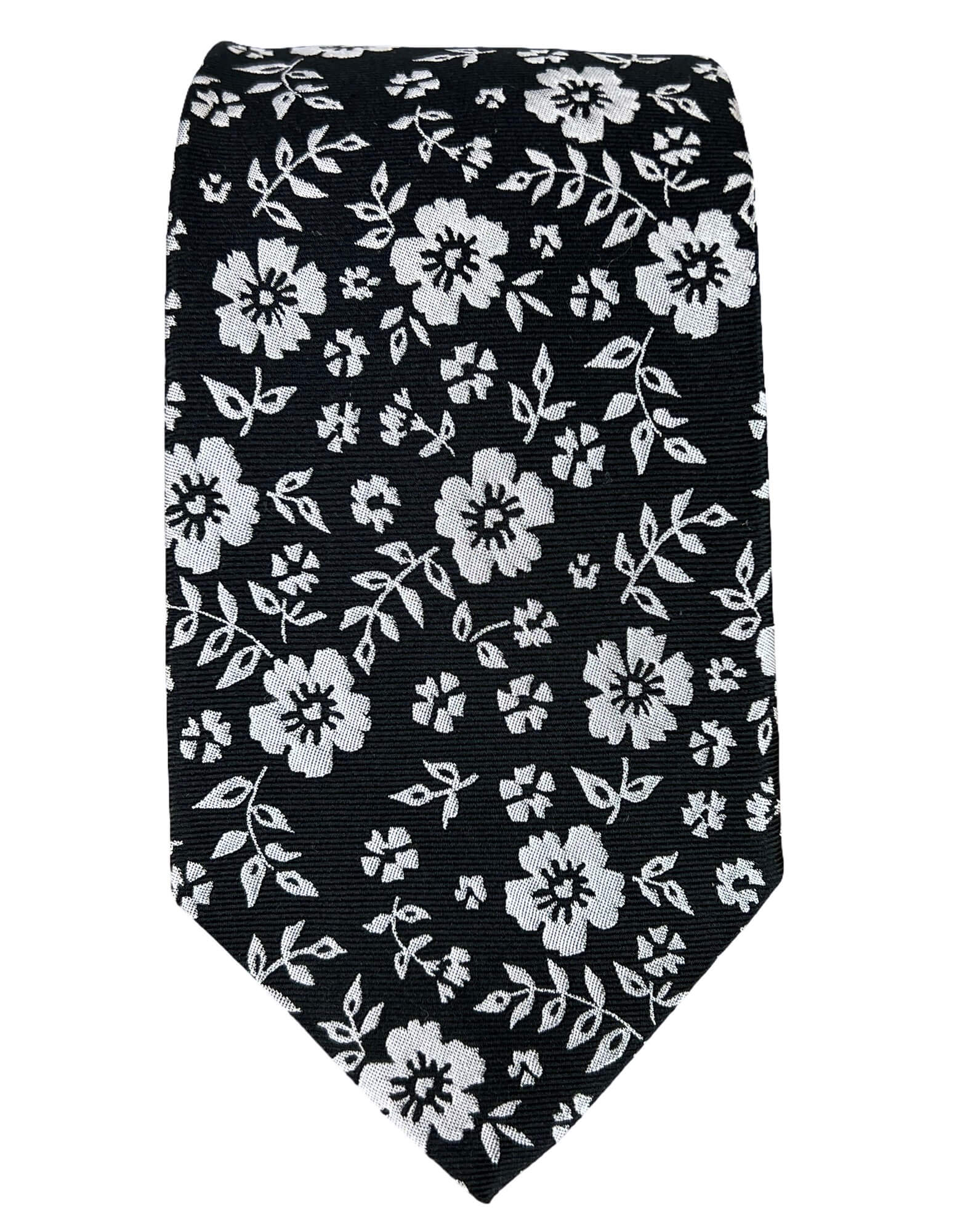 CANTINI Albania Floral Tie - Black