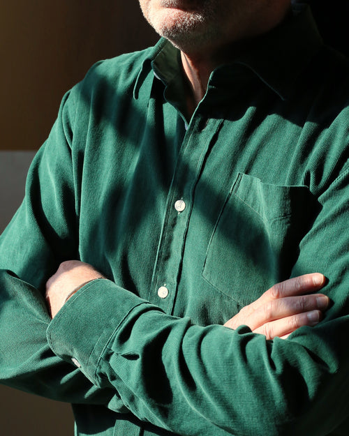 DÉCLIC Gerry Corduroy Shirt - Green