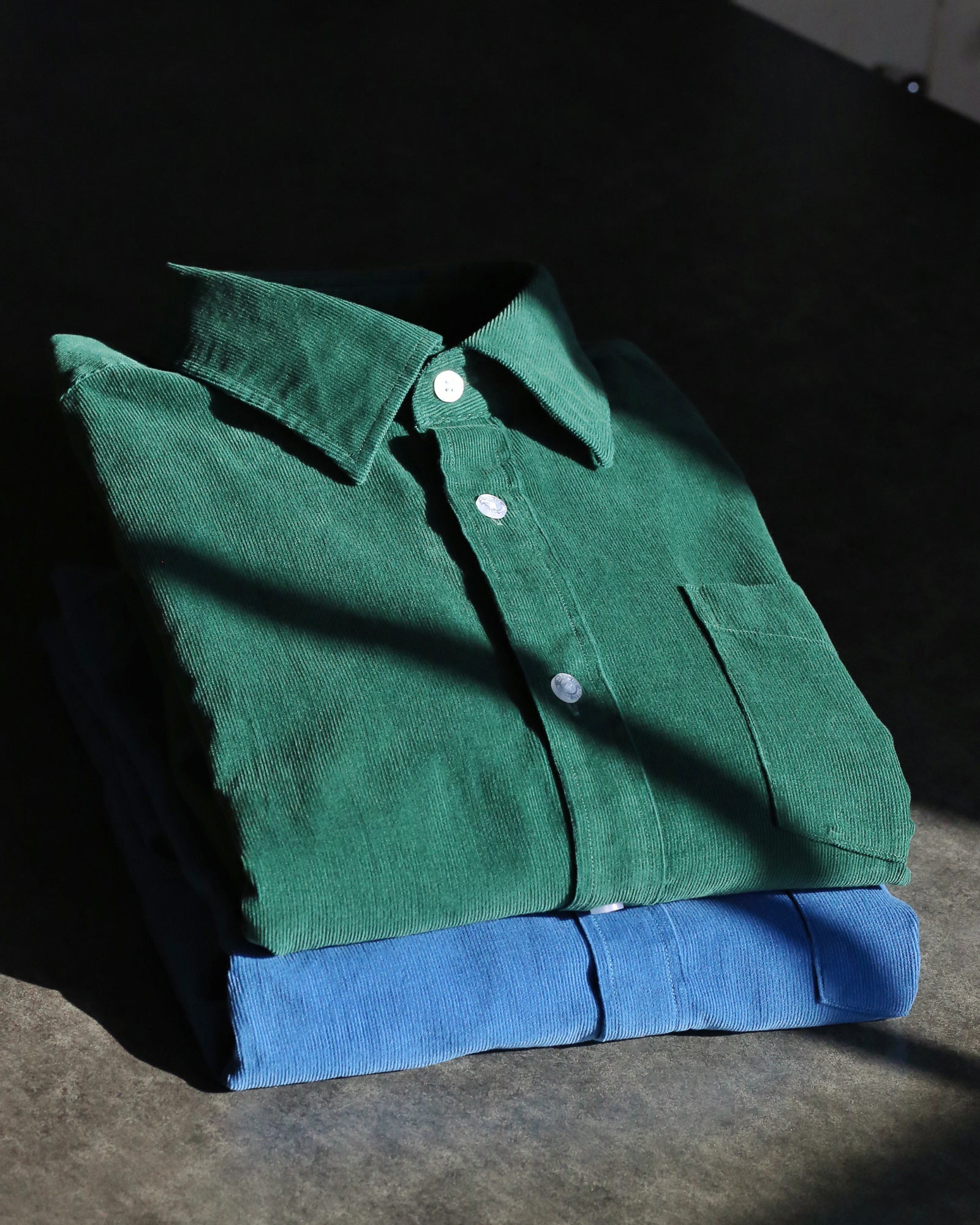 DÉCLIC Gerry Corduroy Shirt - Green
