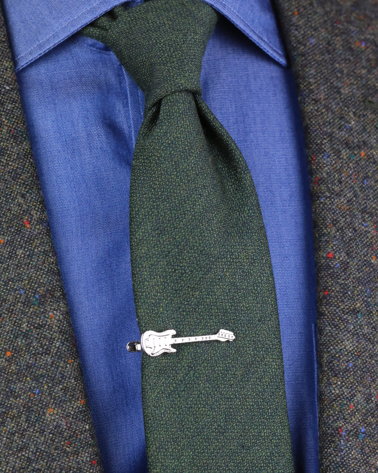 DÉCLIC Guitar Tie Bar - Silver