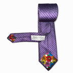 DÉCLIC Ametista Geometrica Tie - Purple