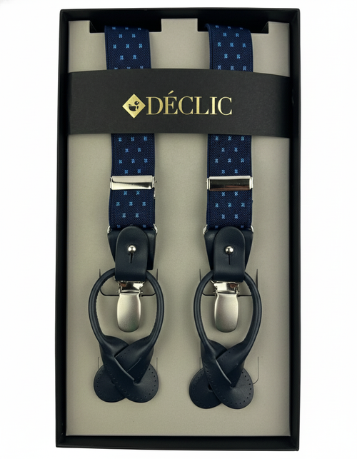 DÉCLIC Crossed 25mm 2-in-1 Braces - Blue