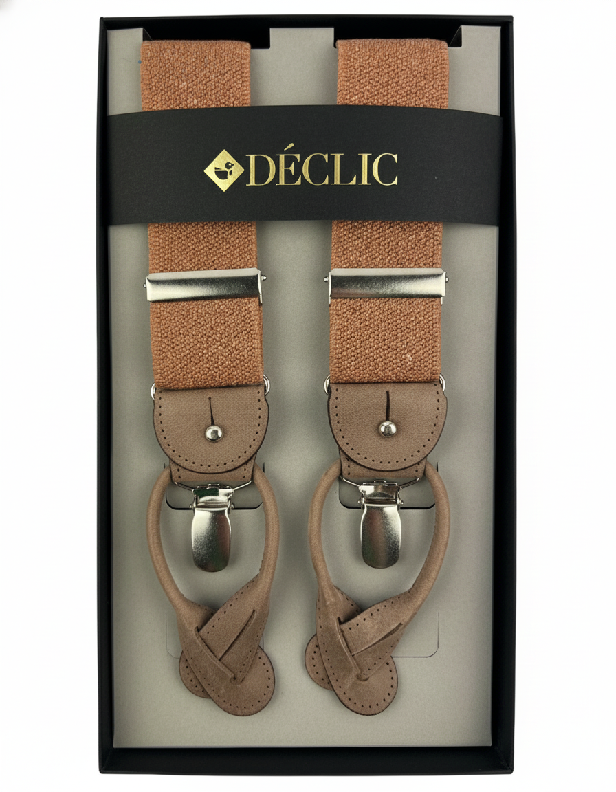 DÉCLIC Heritage Weave 36mm 2-in-1 Braces - Orange