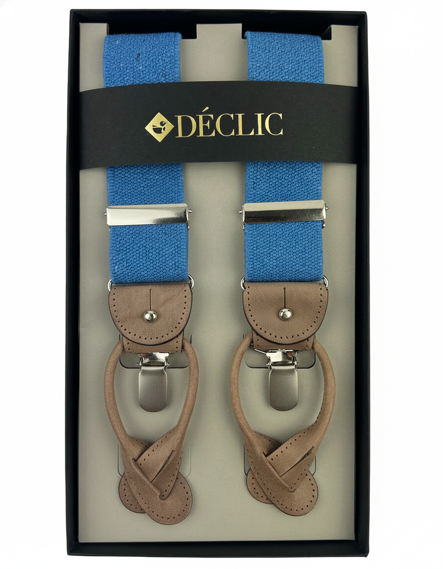 DÉCLIC Heritage Weave 36mm 2-in-1 Braces - Aqua