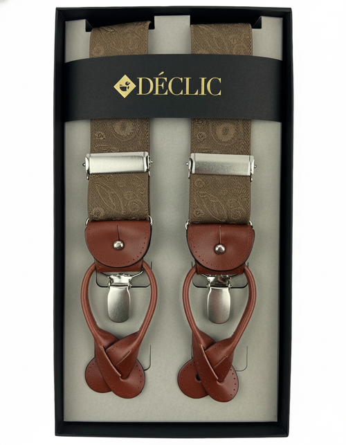 DÉCLIC Paisley 36mm 2-in-1 Braces - Tan