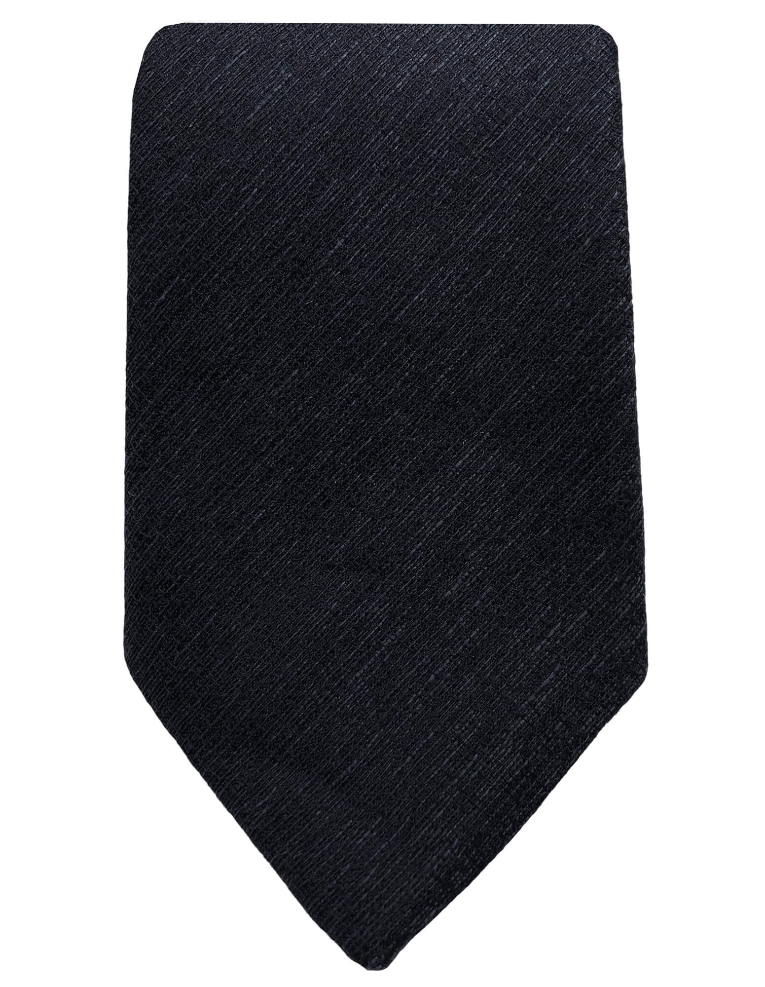 DÉCLIC Palermo Linen Tie - Black