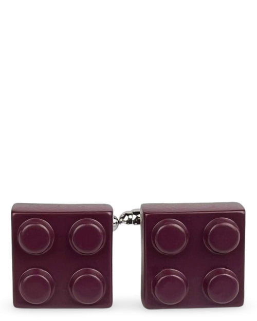 DÉCLIC Brick Cufflink - Purple