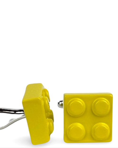 DÉCLIC Brick Cufflink - Yellow