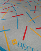 DÉCLIC Styx Pattern Pocket Square - Grey