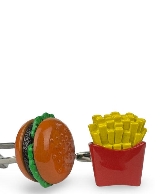 DÉCLIC Burger and Fries Cufflink
